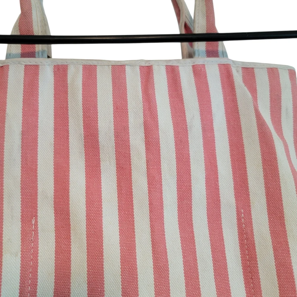 2 Saldarini 1882 Striped Espabag Cotton Tote Bucket Bags Beach Nautical *READ!*
